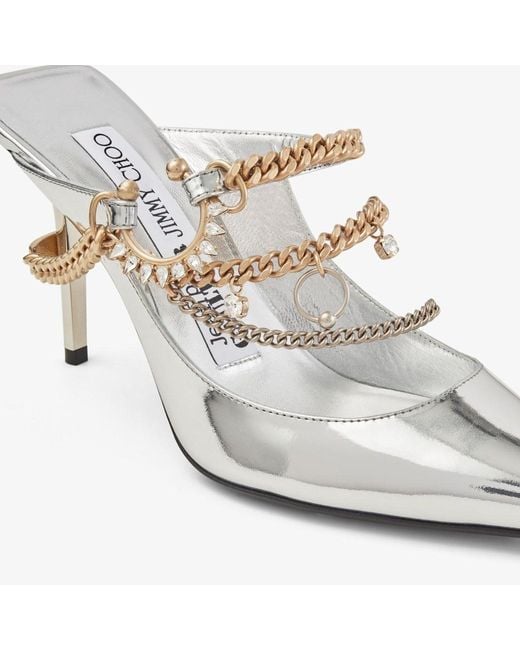 Jimmy Choo White X Jean Paul Gaultier Bing Pointed High Heels