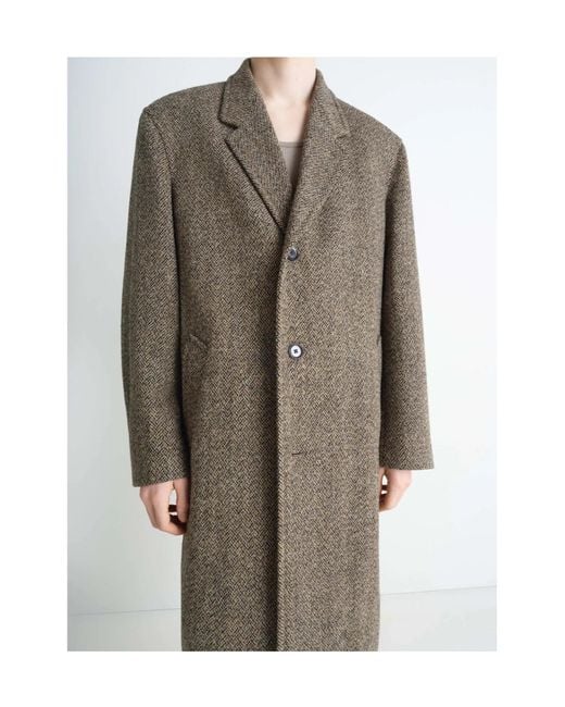 Lemaire Natural Long Chesterfield Coat for men