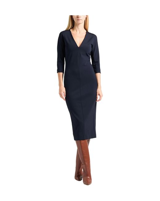 Max Mara Black Sheath Dresses