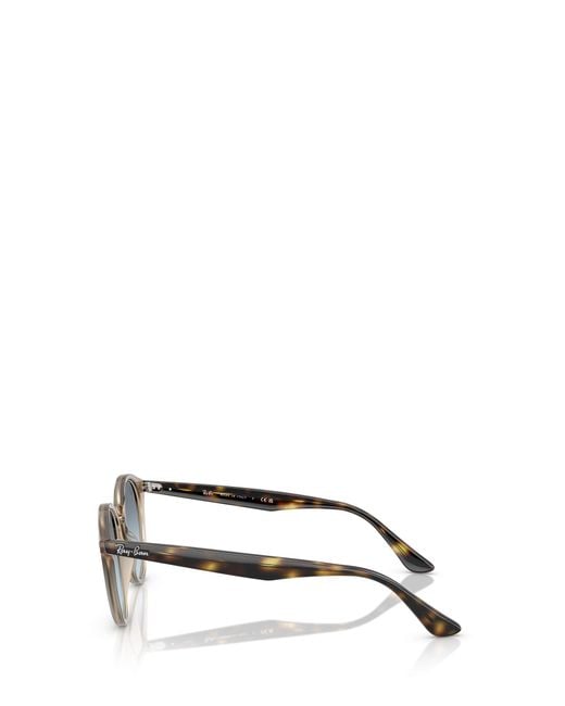 Ray-Ban White Rb2180 Round Sunglasses for men