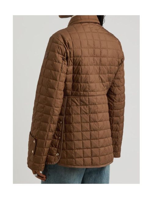 Moncler Brown Epinal Quilted Shell Jacket