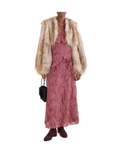 Anna Sui Natural Cropped Coat