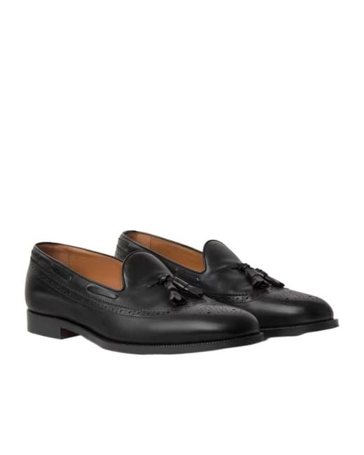 Loro Piana Black Serge Walk Loafer for men