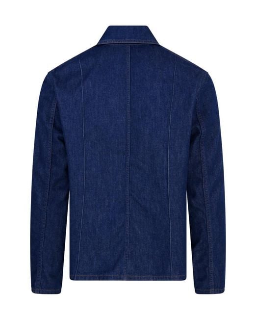 Loewe Blue Workwear Jacket for men