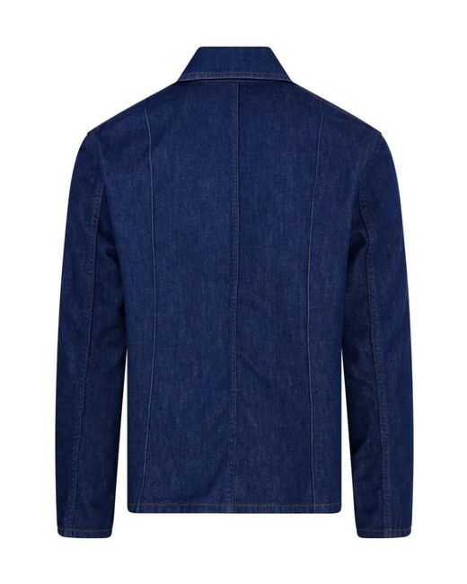 Loewe Blue Workwear Jacket for men