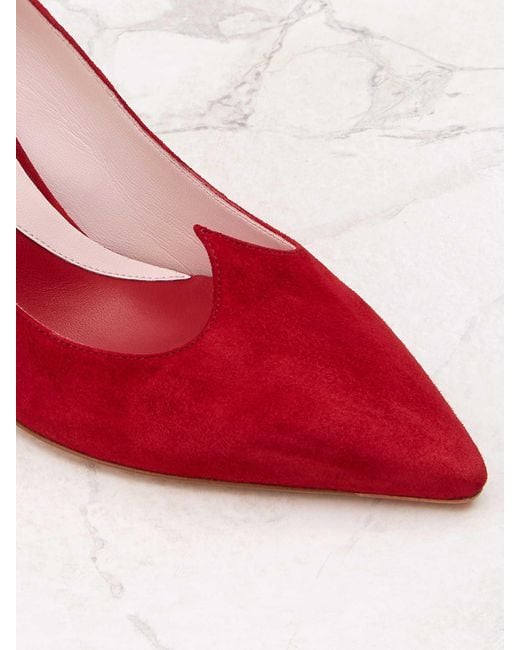 Roger Vivier Red I Love Vivier High Heels