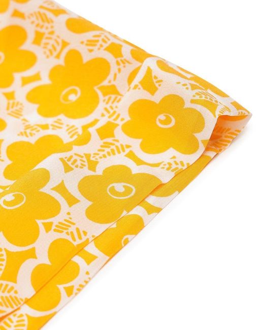 Moschino Yellow Logo Detail Shorts