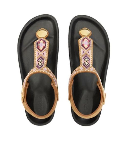 Isabel Marant Brown Enore Sandals