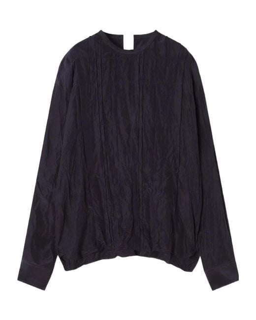 Lanvin Blue Seam-Details Shirt for men