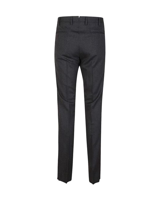 Incotex Gray Belt-Loop Casual Pants for men