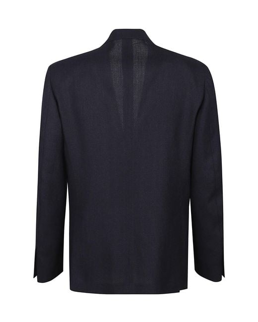 Lardini Blue Roma Single-Breasted Blazer for men