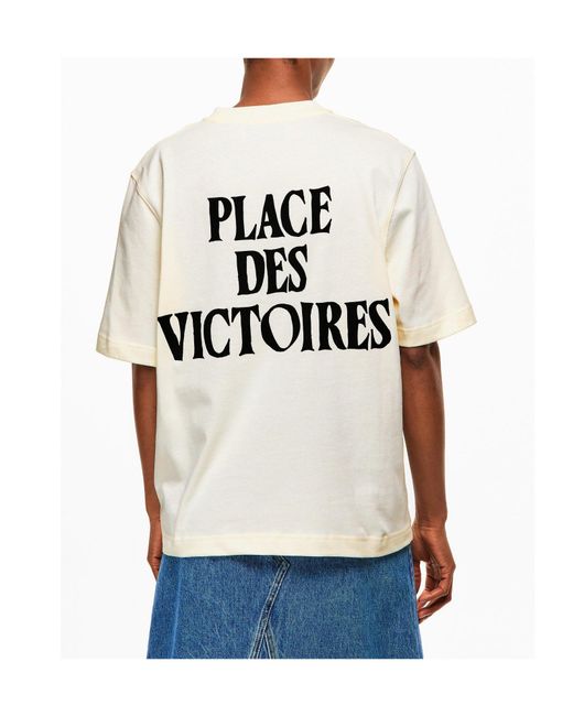 AMI White Fit Oversized T-Shirt