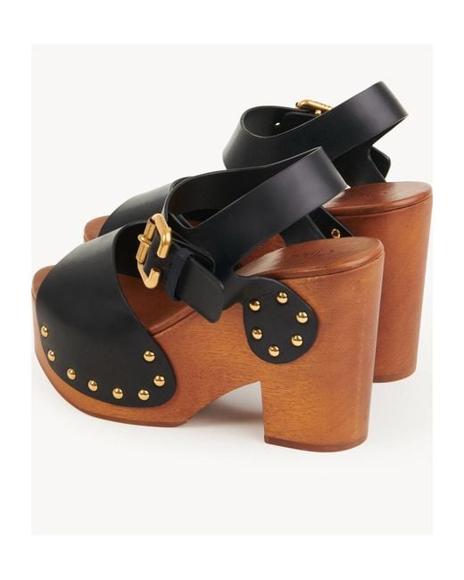 Chloé Multicolor Open-Toed High-Heeled Sandals