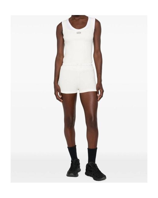 Entire studios White Logo-Patch Top