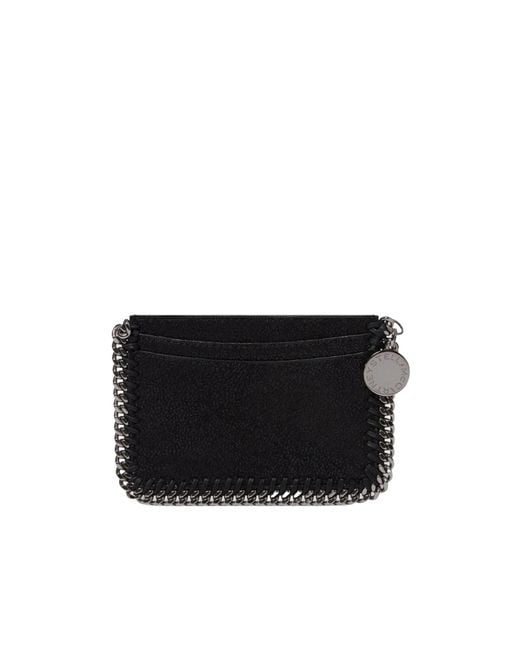 Stella McCartney Black Falabella Zipped Cardholder for men