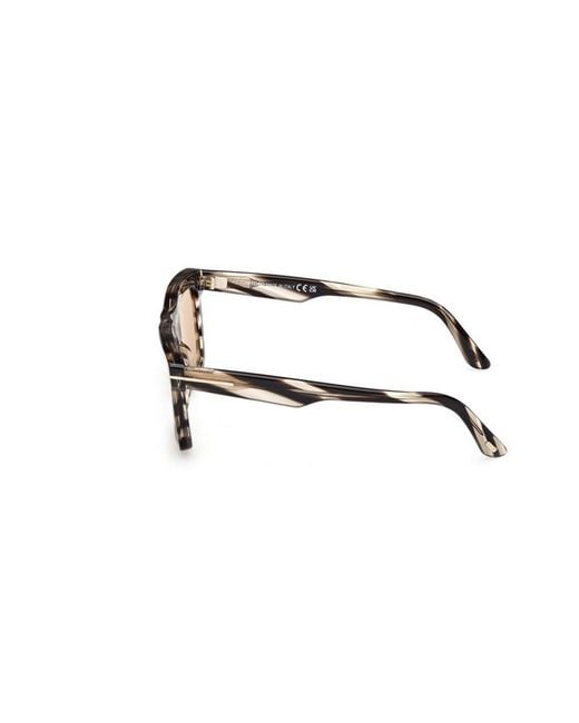 Tom Ford Metallic Eyewear Lelio Square Frame Sunglasses for men
