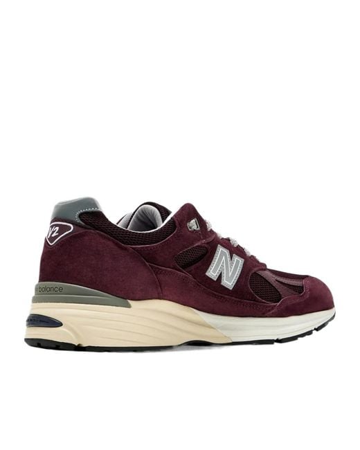 New Balance Brown Miuk 991V2 Sneaker for men