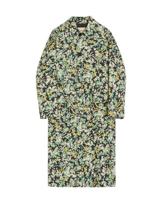 Valentino Green Single-Breasted Coat for men