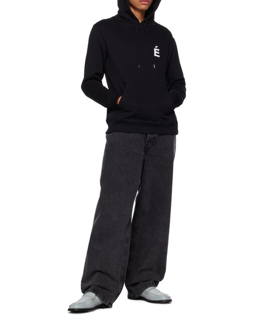 Etudes Studio Black Mid-Rise Straight-Leg Jeans for men