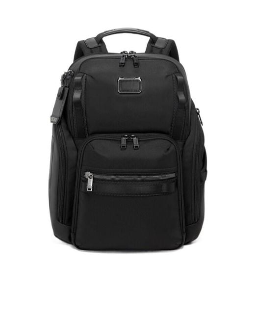 Tumi Black Adjustable Shoulder Strap Backpack for men