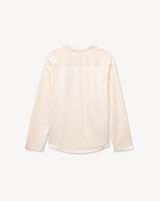 KENZO White Varsity' Long Sleeves T-Shirt for men