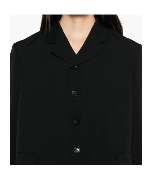 Comme des Garçons Black Wool Blazer