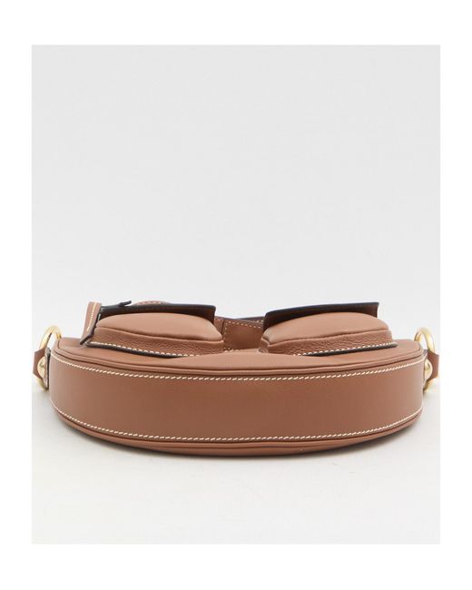 Céline Brown Zip-Open Shoulder Bag