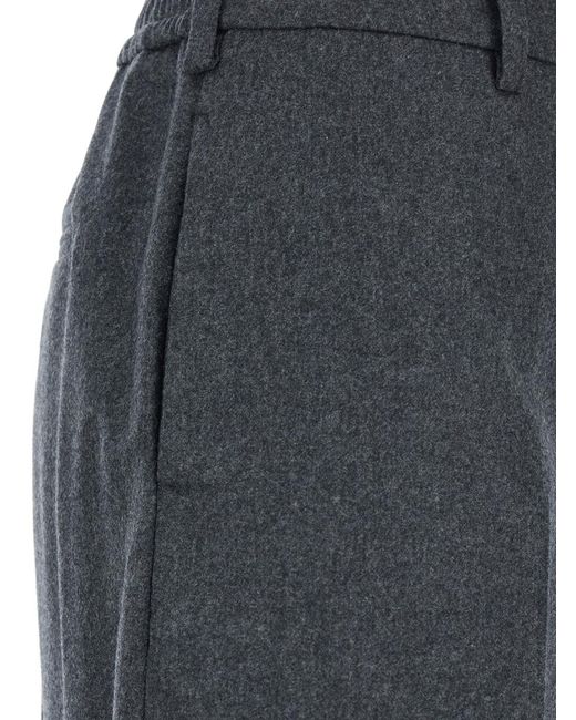 Pt Pantaloni Blue Pt Torino High-Waist Flared Pants