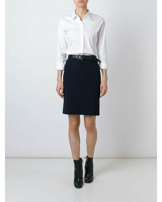 Theory White Classic Shirt
