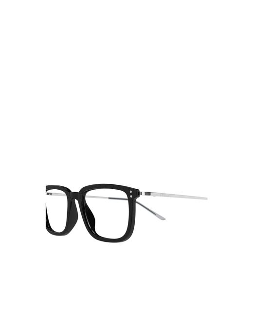 Gucci White Eyewear Square Frame Glasses for men