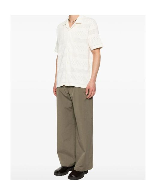 Samsøe & Samsøe White Short-Sleeved Shirt for men
