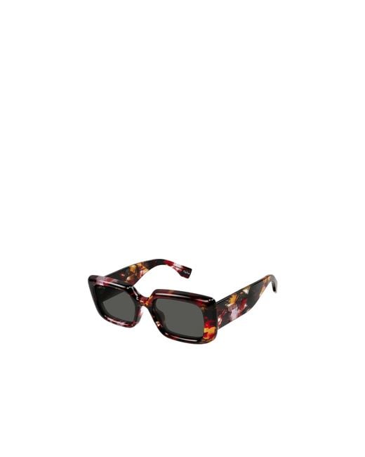 Gucci White Eyewear Gg1906S Rectangular Sunglasses