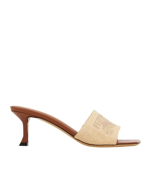 Ferragamo Natural Venna Logo Slide