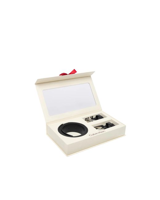 Calvin Klein White Belt Gift Set for men