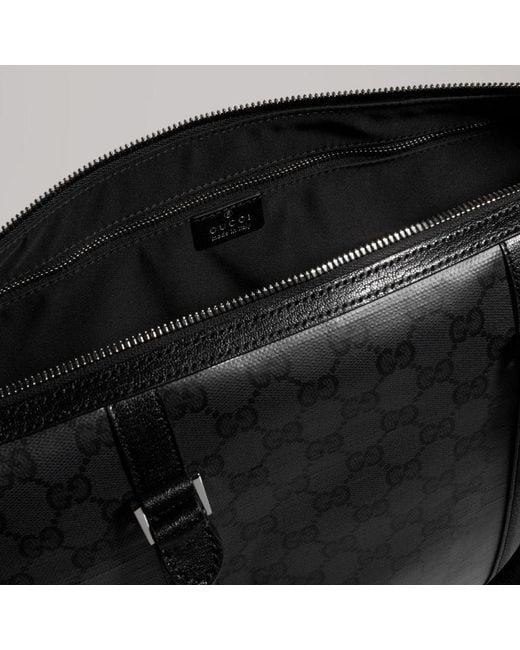 Gucci Black Essence Classic Medium Briefcase for men