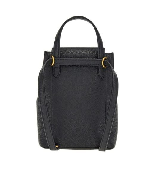 Ferragamo Black Mini Gancini Backpack