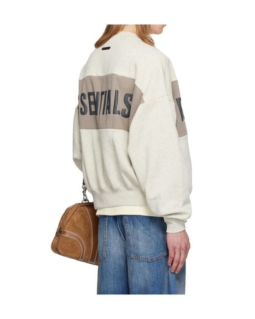 Fear Of God White Long-Sleeved Sweatshirt for men