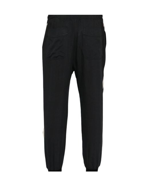 Tom Ford Black Elastic Drawstring Waist Trousers for men