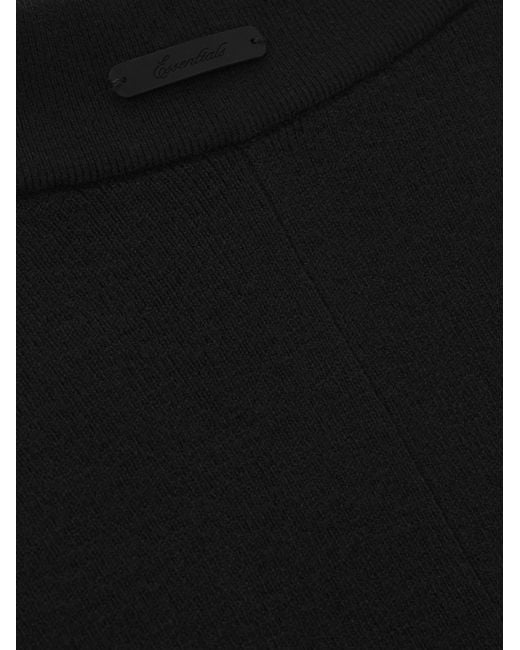 Fear Of God Black Rib Knit Bike Shorts