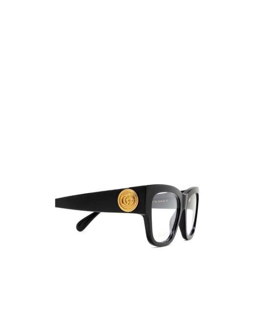 Gucci White Eyewear Rectangle Frame Glasses