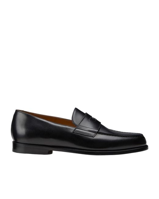 Doucal's Black Mario 50 Loafers for men