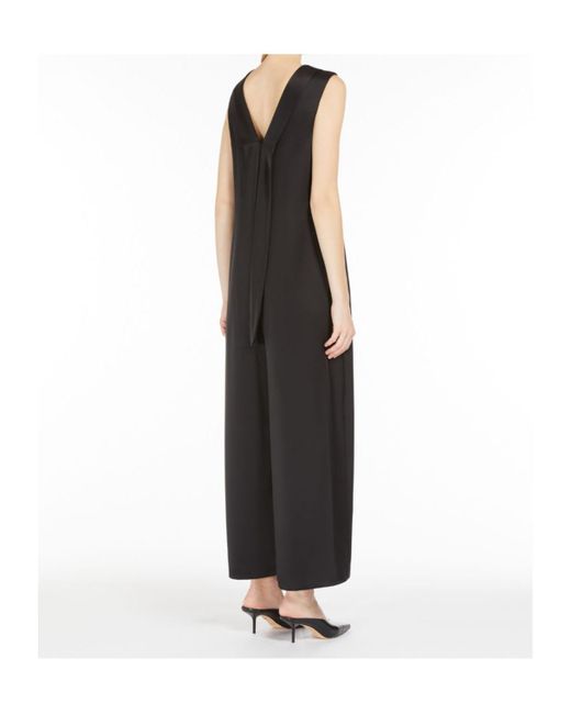 Max Mara Black Sleeveless Jumpsuit
