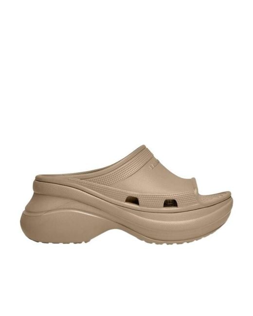 Balenciaga Multicolor Sandali Bassi Pool Crocs Da Uomo for men