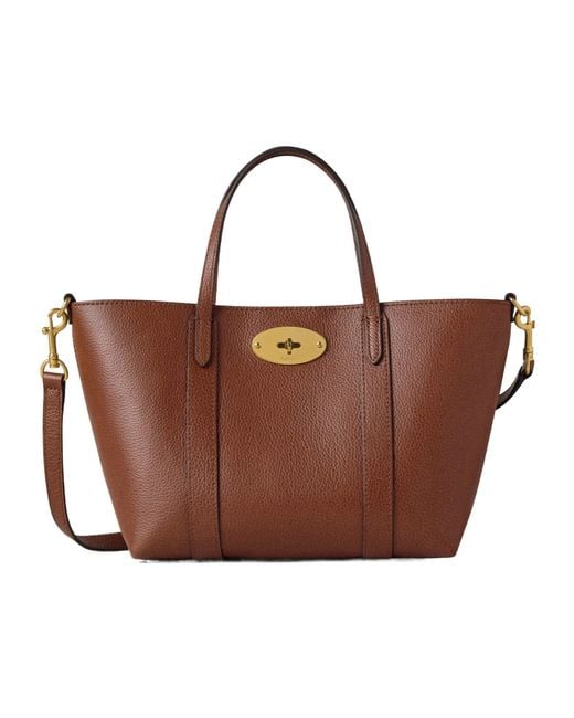 Mulberry Brown Simple Handbag