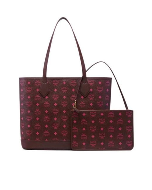 MCM Red New Liz Shopper