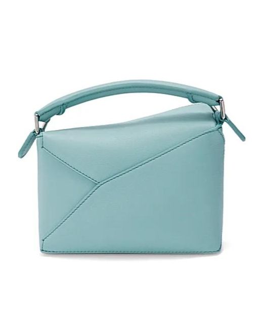 Loewe Blue Squid Mini Puzzle Bag