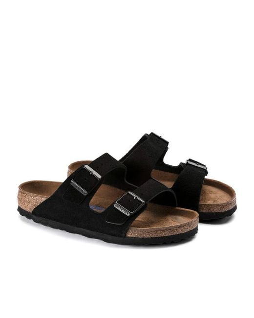 Birkenstock Black Arizona Soft Footbed Sandals for men