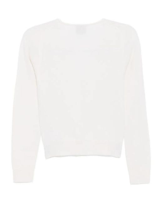 Reformation White Lowen Cardigan
