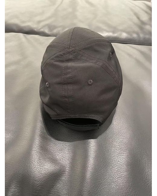 Balenciaga Black Logo Embroidered Mesh Baseball Cap for men
