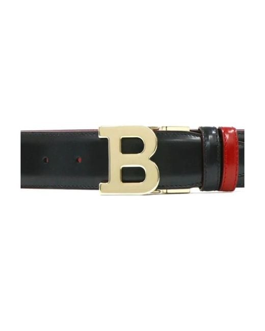 Bally White Belt With Logo Buckle for men
